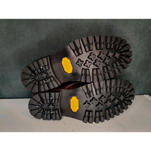 Slow Wear Lion Handmade in Japan Ultra High End Zip/Lace Up Leather Boots US 7 E - Picture 6 of 15